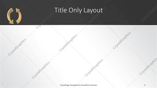 Title Only presentation slide layout