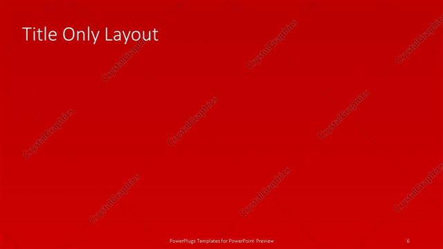 Title Only presentation slide layout