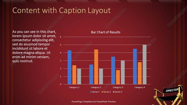 Content with Caption presentation slide layout