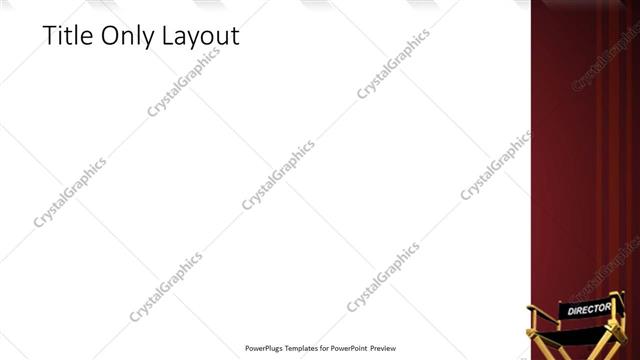 Title Only presentation slide layout