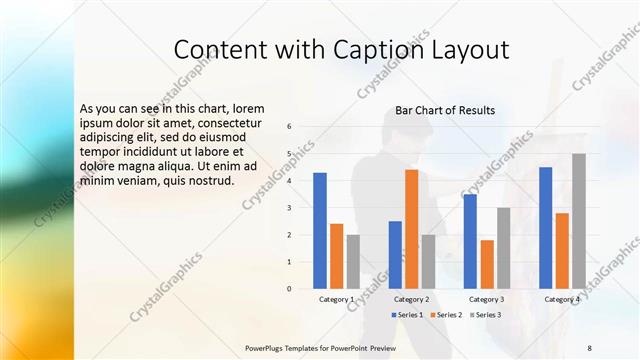 Content with Caption presentation slide layout
