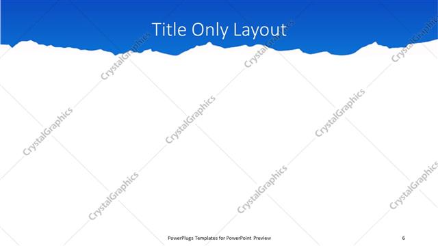 Title Only presentation slide layout