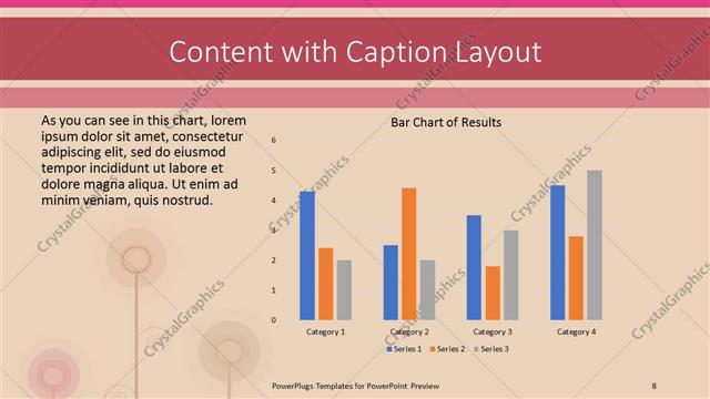 Content with Caption presentation slide layout