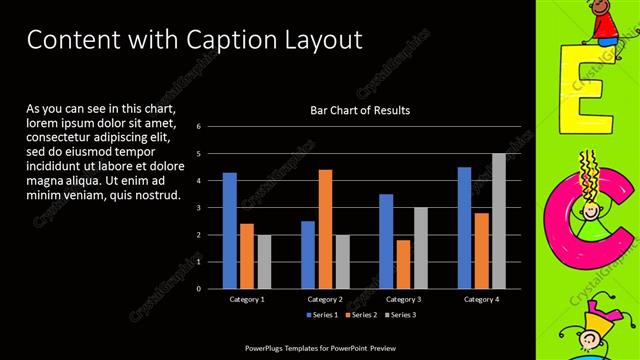 Content with Caption presentation slide layout