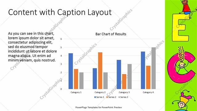 Content with Caption presentation slide layout