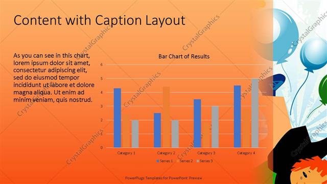 Content with Caption presentation slide layout