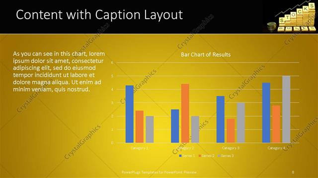 Content with Caption presentation slide layout