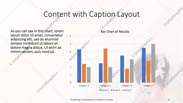 Content with Caption presentation slide layout