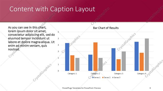Content with Caption presentation slide layout