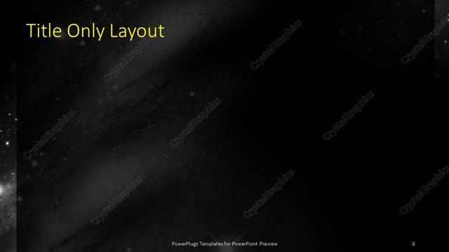 Title Only presentation slide layout