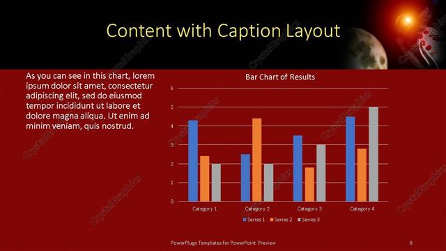Content with Caption presentation slide layout