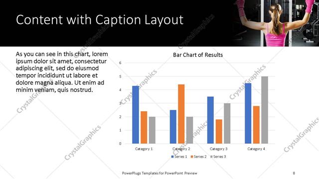 Content with Caption presentation slide layout