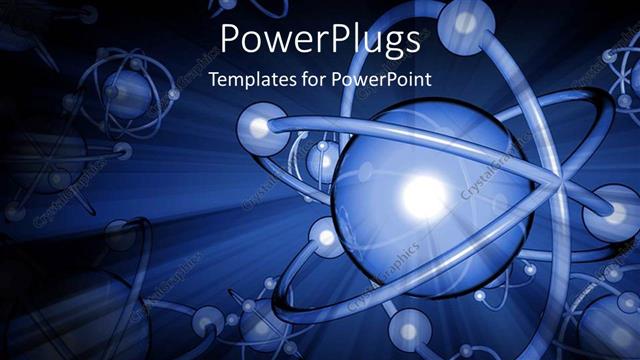  Presentation with atoms - Presentation of atoms in 3D form