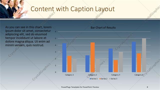 Content with Caption presentation slide layout