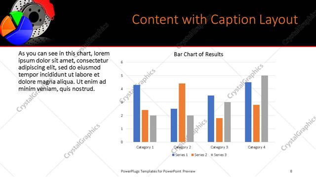Content with Caption presentation slide layout