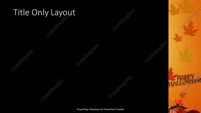 Title Only presentation slide layout