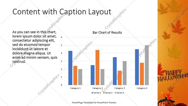 Content with Caption presentation slide layout