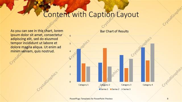 Content with Caption presentation slide layout