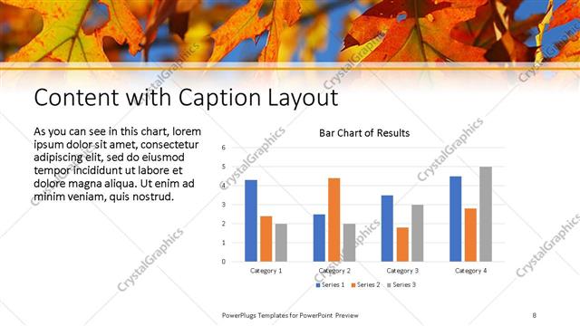 Content with Caption presentation slide layout