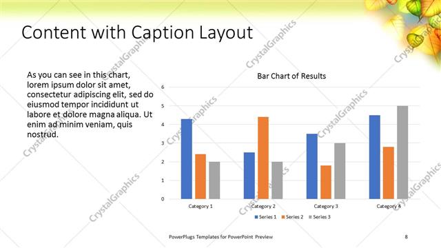 Content with Caption presentation slide layout