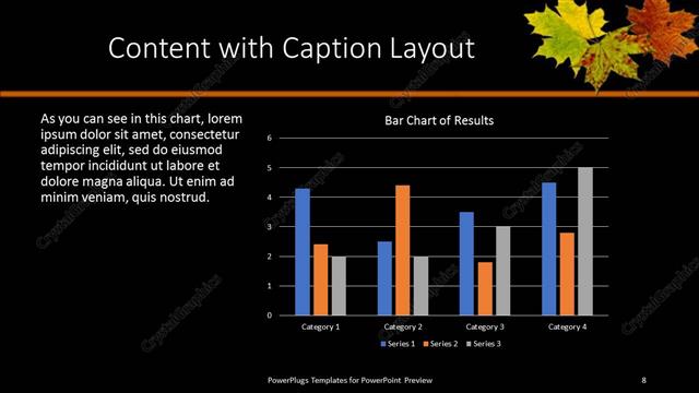 Content with Caption presentation slide layout
