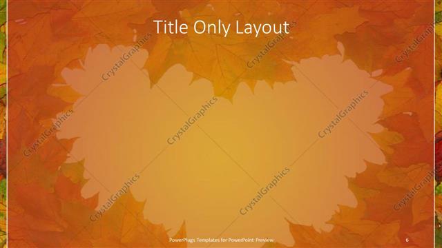Title Only presentation slide layout