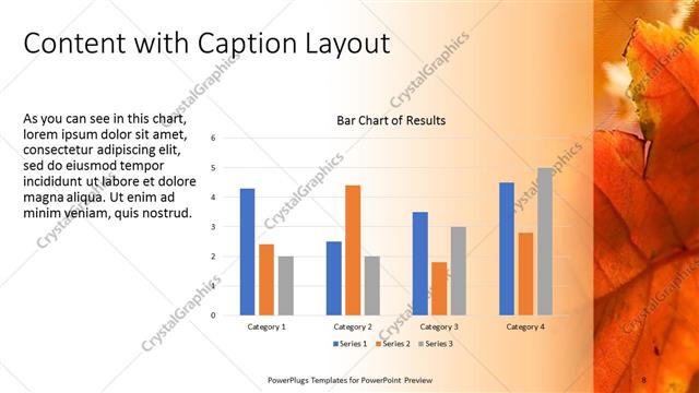 Content with Caption presentation slide layout