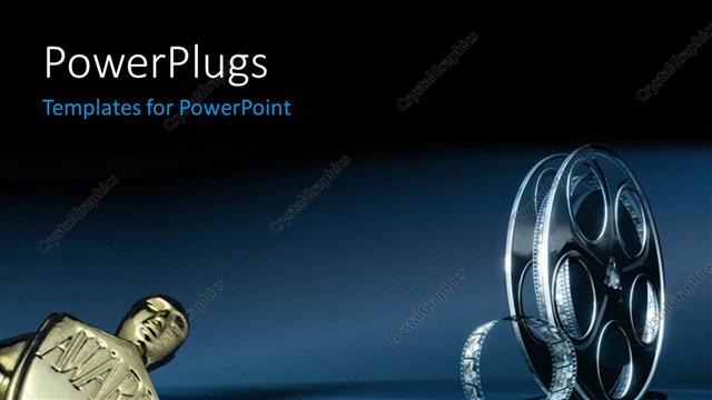  Presentation with film - Award with 3D cinema film reel