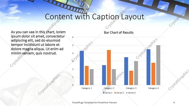Content with Caption presentation slide layout