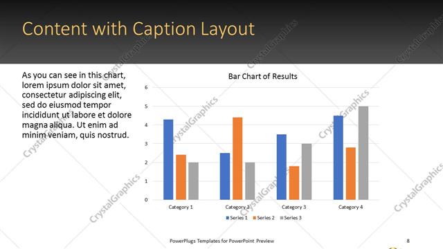 Content with Caption presentation slide layout
