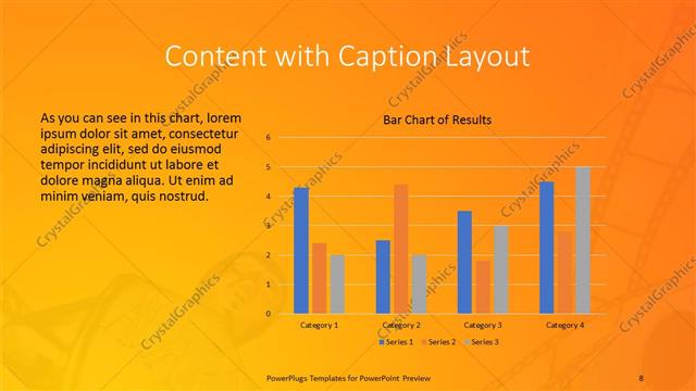 Content with Caption presentation slide layout