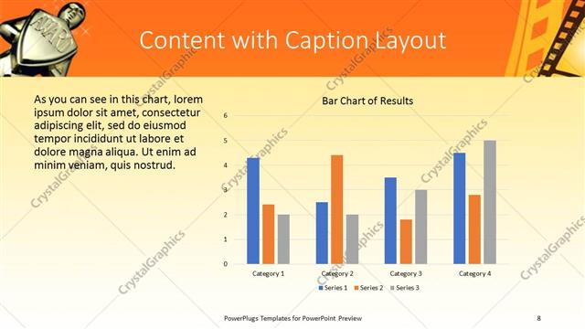 Content with Caption presentation slide layout