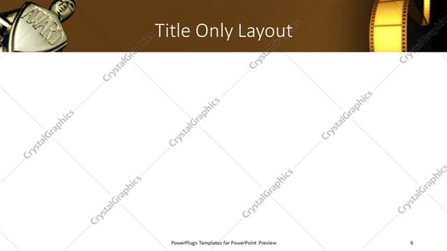 Title Only presentation slide layout