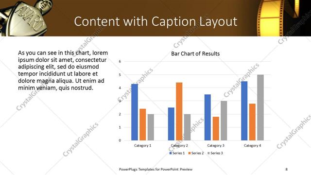 Content with Caption presentation slide layout