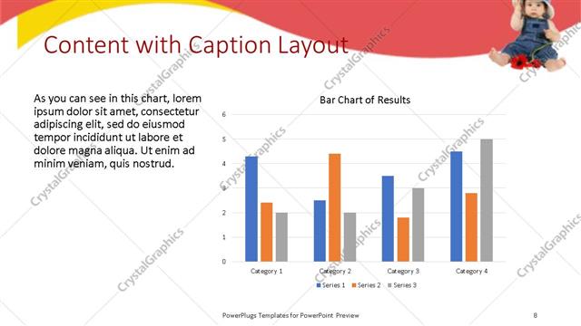 Content with Caption presentation slide layout