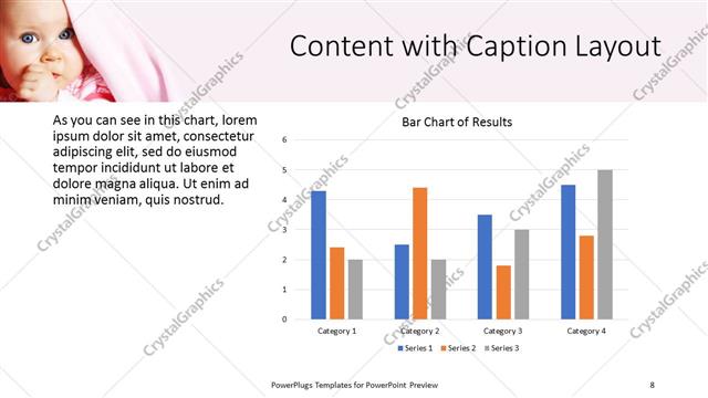 Content with Caption presentation slide layout