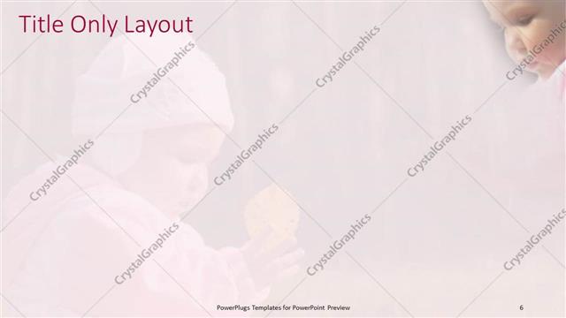 Title Only presentation slide layout