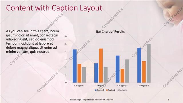 Content with Caption presentation slide layout