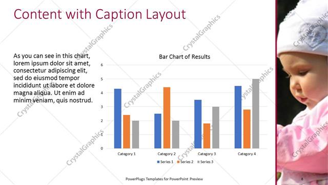 Content with Caption presentation slide layout