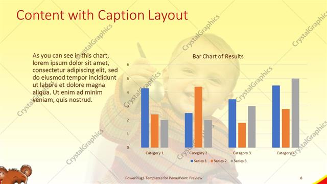 Content with Caption presentation slide layout