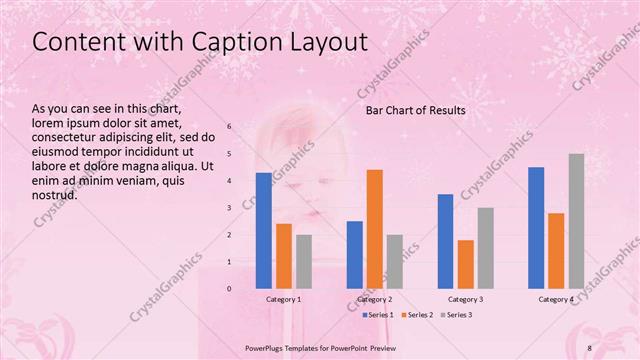 Content with Caption presentation slide layout