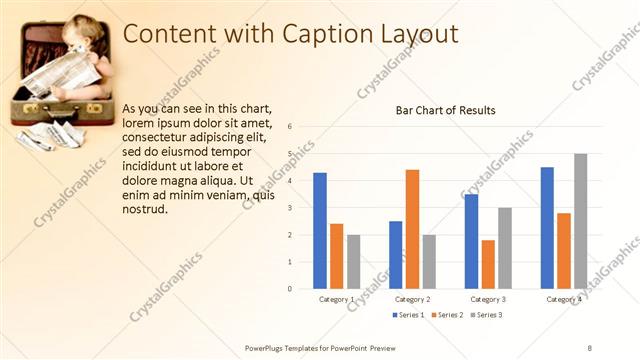 Content with Caption presentation slide layout