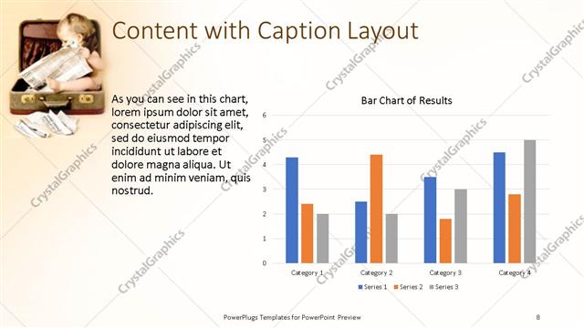 Content with Caption presentation slide layout