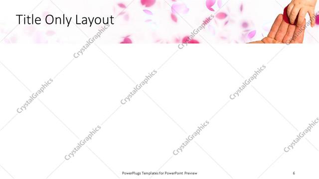 Title Only presentation slide layout