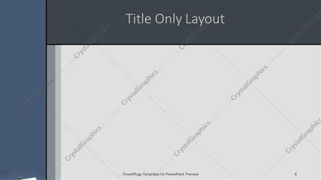 Title Only presentation slide layout