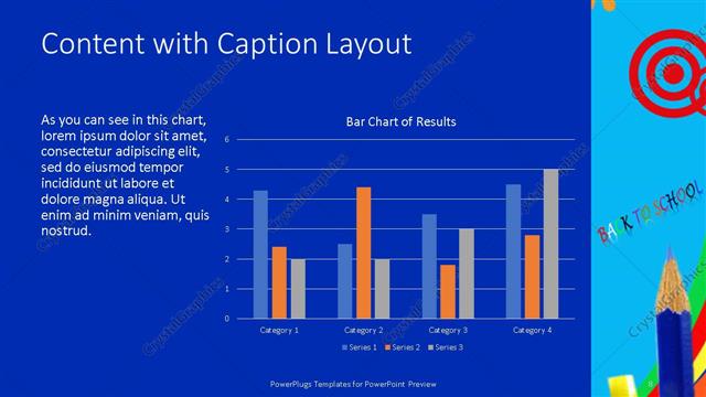 Content with Caption presentation slide layout