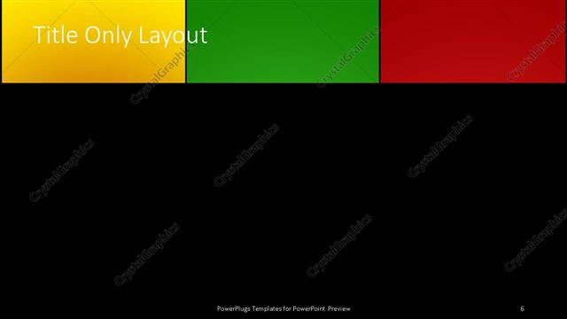 Title Only presentation slide layout