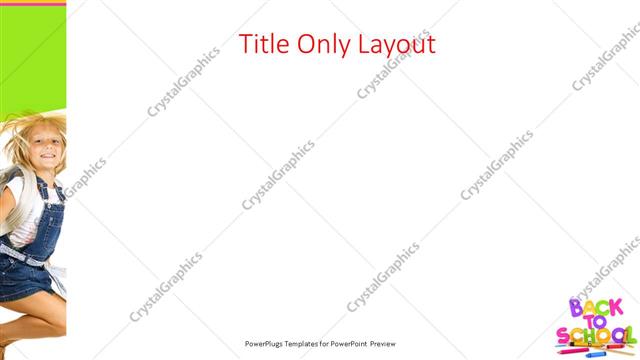 Title Only presentation slide layout
