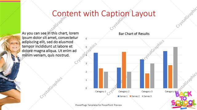 Content with Caption presentation slide layout