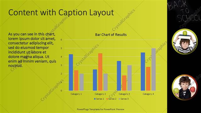 Content with Caption presentation slide layout